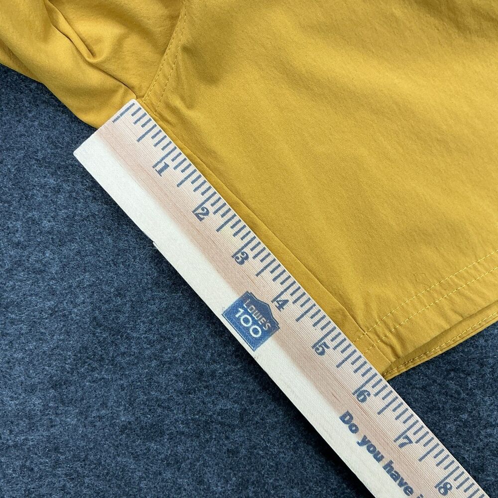 Topo Designs River Shorts Mens L Yellow Nylon Belted Stretch Hiking Fishing UPF - Picture 8 of 9